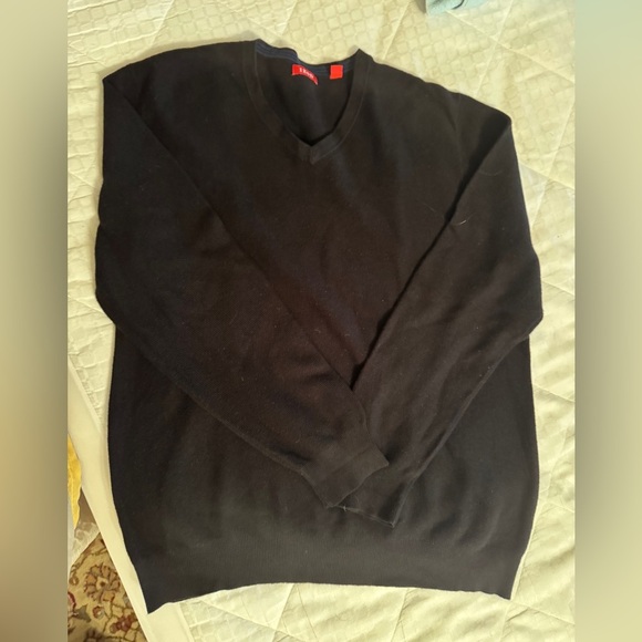 IZOD Men’s black cotton long sleeve sweater XL - Picture 7 of 11